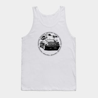 TOYOTA MR2 MK2 Black 'N White 4 Tank Top